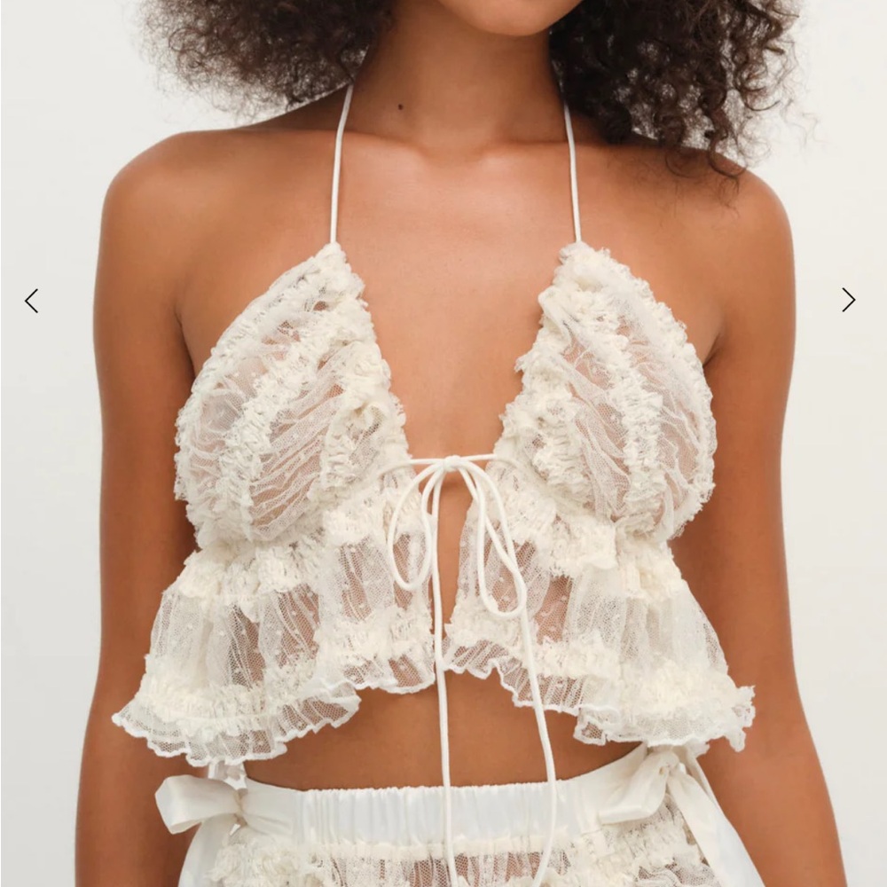 NWOT for love and lemons Romy Bralette Top